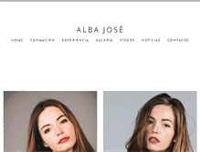 Tablet Screenshot of albajose.com